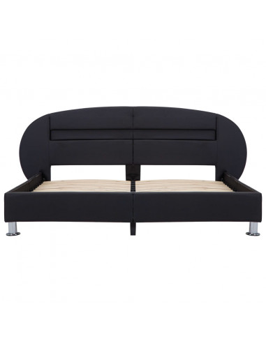 Giroletto con LED Nero in Similpelle 180x200 cm