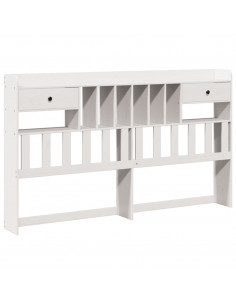 Giroletto con Libreria senza Materasso 180x200 cm in Legno Pino