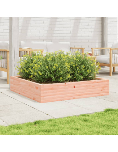 Fioriera da Giardino 110x110x23 cm Legno Massello di Douglas