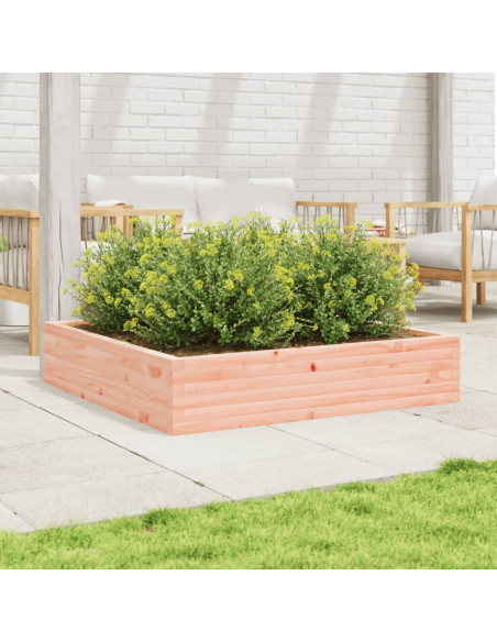 Fioriera da Giardino 110x110x23 cm Legno Massello di Douglas