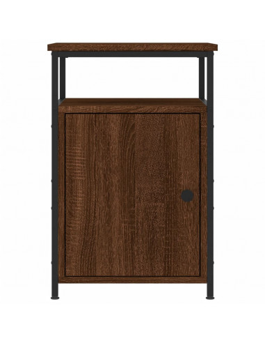 Comodini Rovere Marrone 2 pz 40x42x60 cm Legno Multistrato