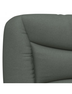 Giroletto con Luci LED Grigio Scuro 200x200 cm in Tessuto