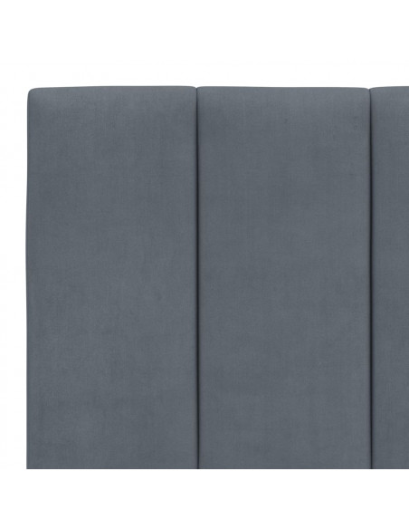 Giroletto con Luci LED Grigio Scuro 200x200 cm in Velluto