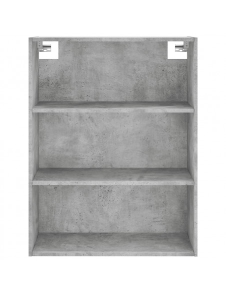 Credenza Grigio Sonoma 69,5x32,5x180 cm Legno Multistrato