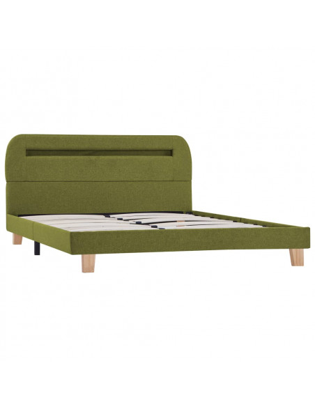 Giroletto con Luci LED Verde in Tessuto 140x200 cm
