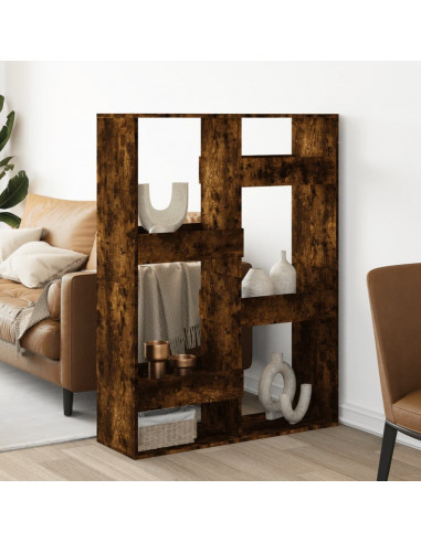 Divisorio Rovere Fumo 100x33x135 cm in Truciolato