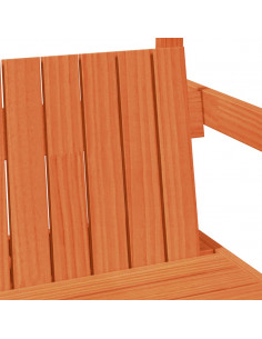 Giroletto con Panca e Tetto Cera 80x200 cm Legno Massello Pino