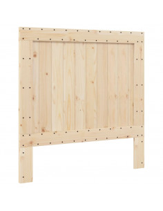 Giroletto con Testiera 100x200 cm Legno Massello di Pino