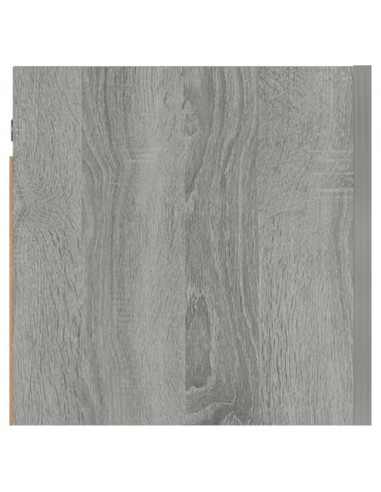 Armadietti TV Montati a Parete 4 pz Grigio Sonoma 30,5x30x30 cm