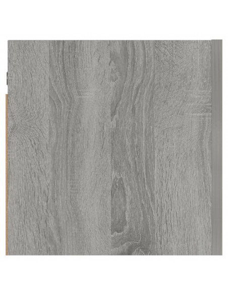 Armadietti TV Montati a Parete 4 pz Grigio Sonoma 30,5x30x30 cm