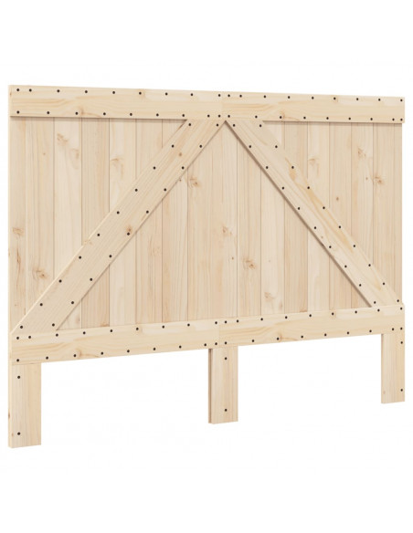 Giroletto con Testiera 140x200 cm in Legno Massello di Pino