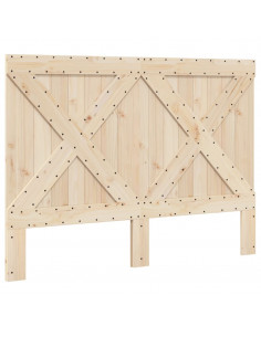 Giroletto con Testiera 140x200 cm in Legno Massello di Pino