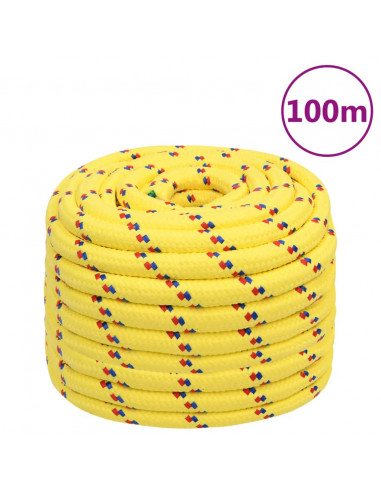 Corda Nautica Gialla 20 mm 100 m in Polipropilene