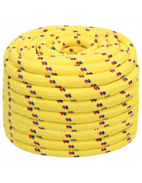 Corda Nautica Gialla 20 mm 100 m in Polipropilene