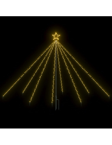 Albero di Natale Cascata Luci LED Interni Esterni 400 LED 2,5 m