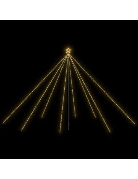 Albero di Natale a Cascata Luci LED Interni Esterni 800 LED 5 m