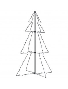 Albero di Natale a Cono 160 LED per Interni Esterni 78x120 cm 2