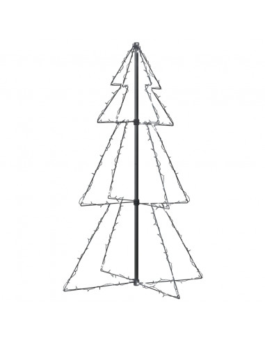 Albero di Natale a Cono 160 LED per Interni Esterni 78x120 cm