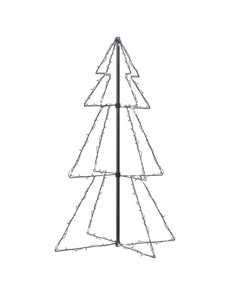 Albero di Natale a Cono 160 LED per Interni Esterni 78x120 cm