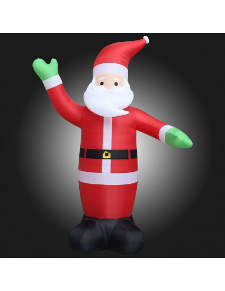 Babbo Natale Gonfiabile con LED IP20 600 cm XXL
