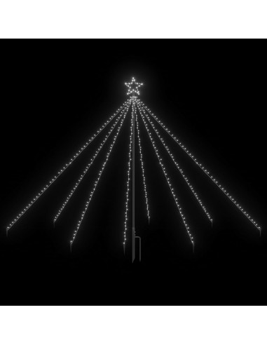 Albero di Natale Cascata Luci LED Interni Esterni 400 LED 2,5 m