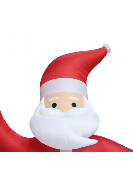 Babbo Natale Gonfiabile con LED IP20 600 cm XXL