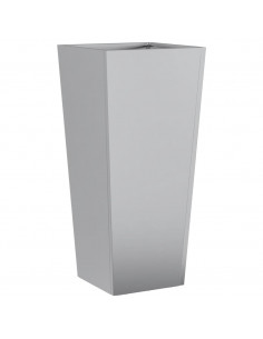 Fioriera da Giardino 35x35x75 cm in Acciaio Zincato 2