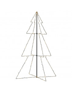 Albero di Natale a Cono 240 LED per Interni Esterni 118x180 cm 2