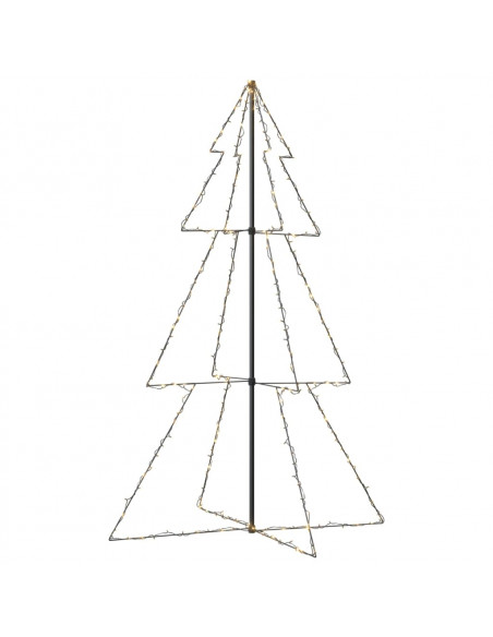 Albero di Natale a Cono 240 LED per Interni Esterni 118x180 cm
