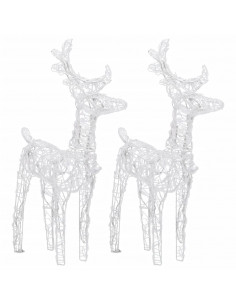 Decorazione Natalizia Renne e Slitta 320 LED Acrilico