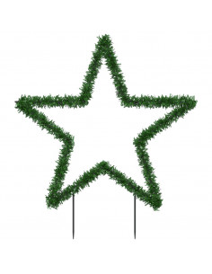 Decorazione Luminosa Natalizia con Picchetti Stella 80LED 60cm