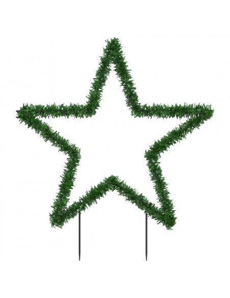 Decorazione Luminosa Natalizia con Picchetti Stella 115LED 85cm