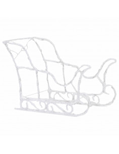 Decorazione Natalizia Renne e Slitta 280x28x55 cm in Acrilico