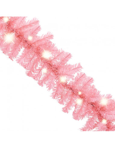 Ghirlanda Natalizia con Luci a LED 5 m Rosa
