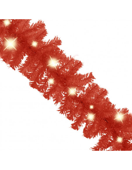 Ghirlanda Natalizia con Luci a LED 20 m Rosso
