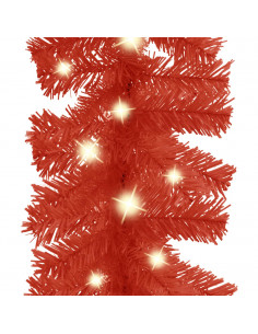 Ghirlanda Natalizia con Luci a LED 5 m Rossa