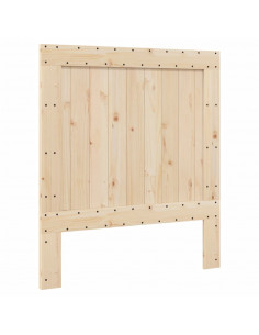 Giroletto con Testiera 90x200 cm in Legno Massello di Pino