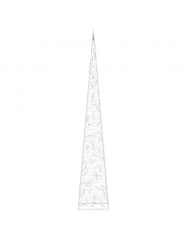 Cono di Luce LED Decorativo Acrilico Blu 120 cm