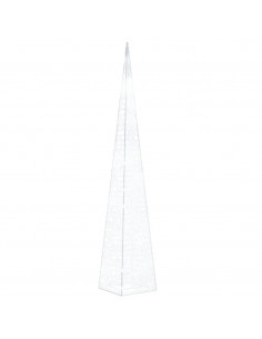 Cono di Luce LED Acrilico Decorativo Bianco Freddo 60 cm 2
