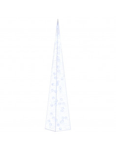 Cono di Luce LED Decorativo Acrilico Blu 90 cm 2