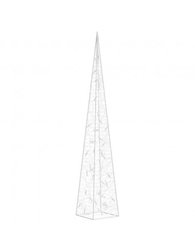 Cono di Luce LED Decorativo Acrilico Multicolore 90 cm