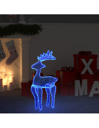 Decorazione Natalizia Renna in Rete con 306 LED 60x24x89 cm