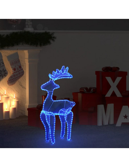 Decorazione Natalizia Renna in Rete con 306 LED 60x24x89 cm