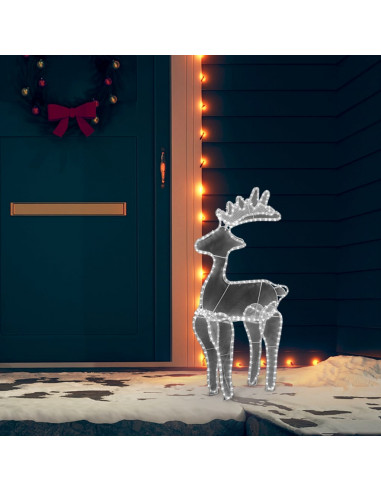 Decorazione Natalizia Renna in Rete con 306 LED 60x24x89cm