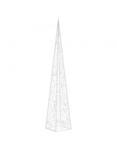 Cono di Luce LED Decorativo Acrilico Blu 60 cm