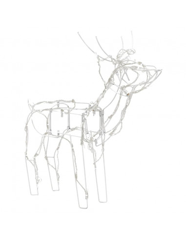 Decorazioni di Natale a Forma di Renne 3 pz 229 LED