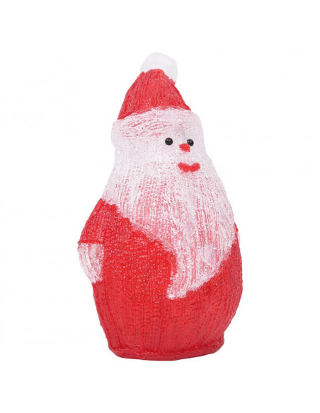 Babbo Natale LED in Acrilico per Interno ed Esterno 28 cm