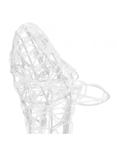 Famiglia di Renne di Natale 300 LED Blu in Acrilico