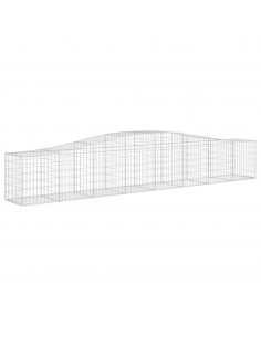 Cesto Gabbione ad Arco 400x50x60/80 cm Ferro Zincato 2