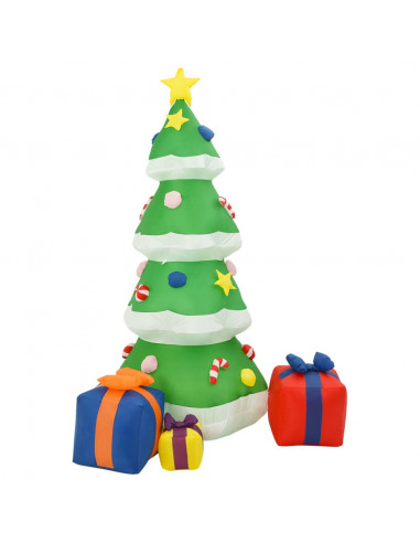 Albero Natale Gonfiabile Decorazioni LED Interno Esterno 240 cm